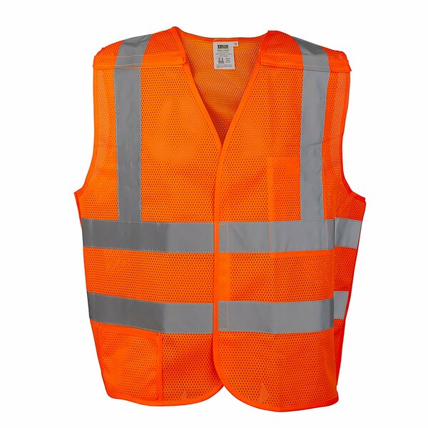 Cordova Breakaway Safety Vest, Type R, Class 2, Mesh - Orange, 7XL VB230P7XL